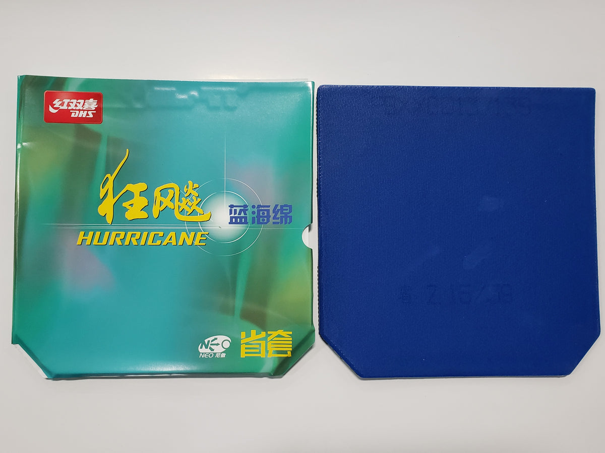 DHS Hurricane III Neo Blue Sponge Provincial – My Table Tennis Club