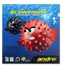 Andro Blowfish+ Aggressive Short Pips Rubber