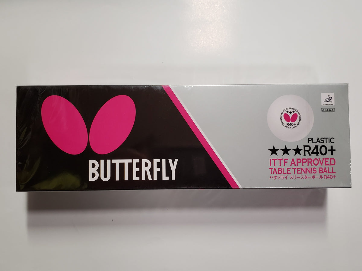 Butterfly R40+ 3Star Ball White (Official Balls of 2022 Canadian Cham