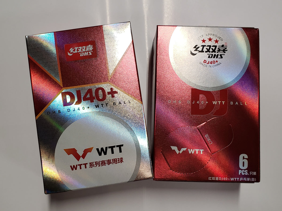 DHS ABS DJ40+ 3-Star Tischtennisbälle - Offiziell Für WTT Wettbewerbe 6er Box