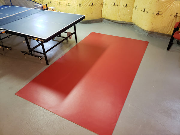 Double Fish Table Tennis PVC Floor Mat (5.9 x 11 Feet)